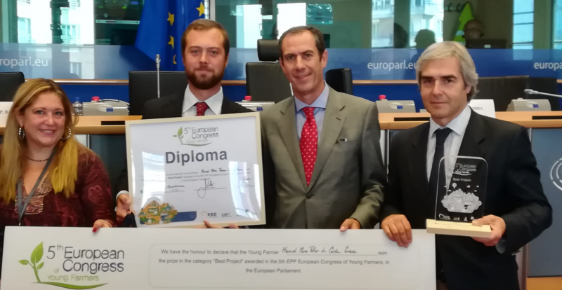 Prémio “Melhor Jovem Agricultor Europeu” para jovem português
